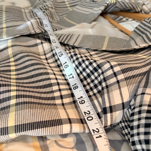 Anthropologie Avec Les Filles Long Lined Plaid Trench Coat Outerwear, Medium - Picture 10 of 16